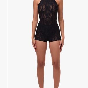 NAKED WARDROBE - LACE HOT PANTS/SHORTS